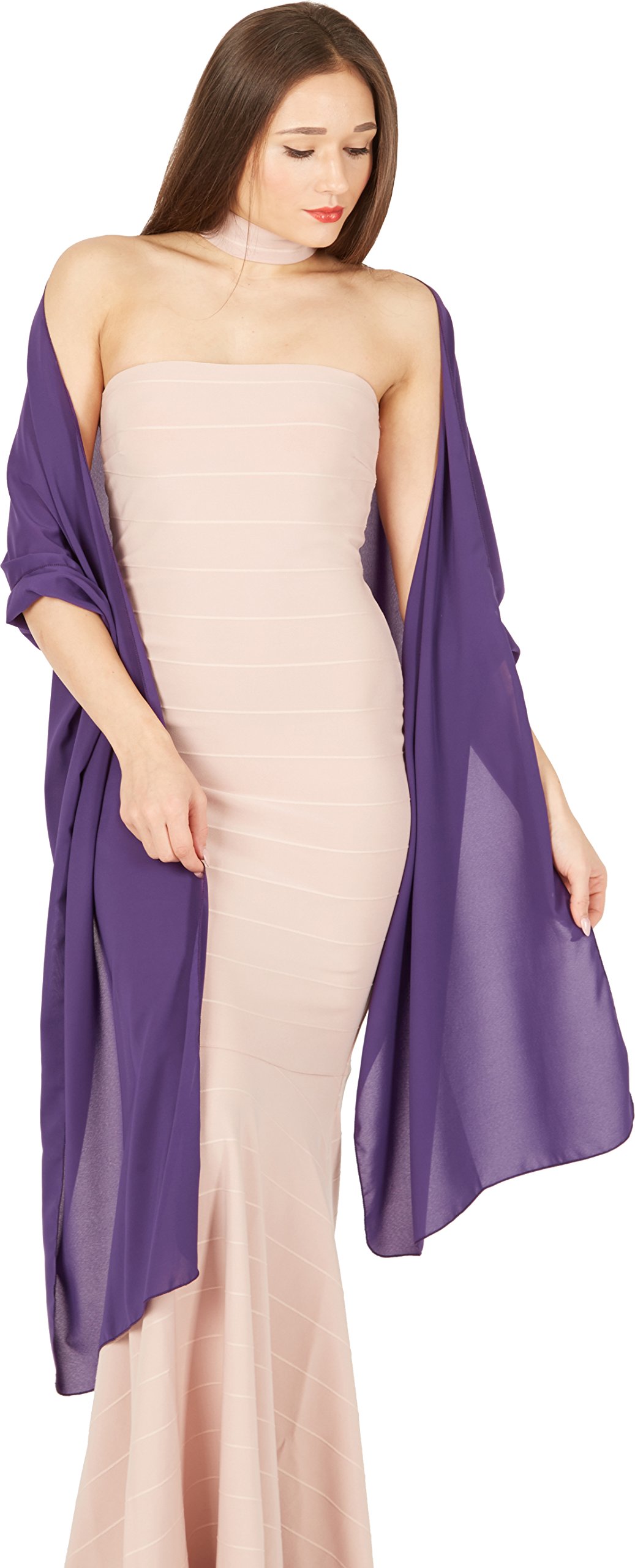 BlackButterfly Chiffon Bridesmaid Wedding Evening Shawl Wrap