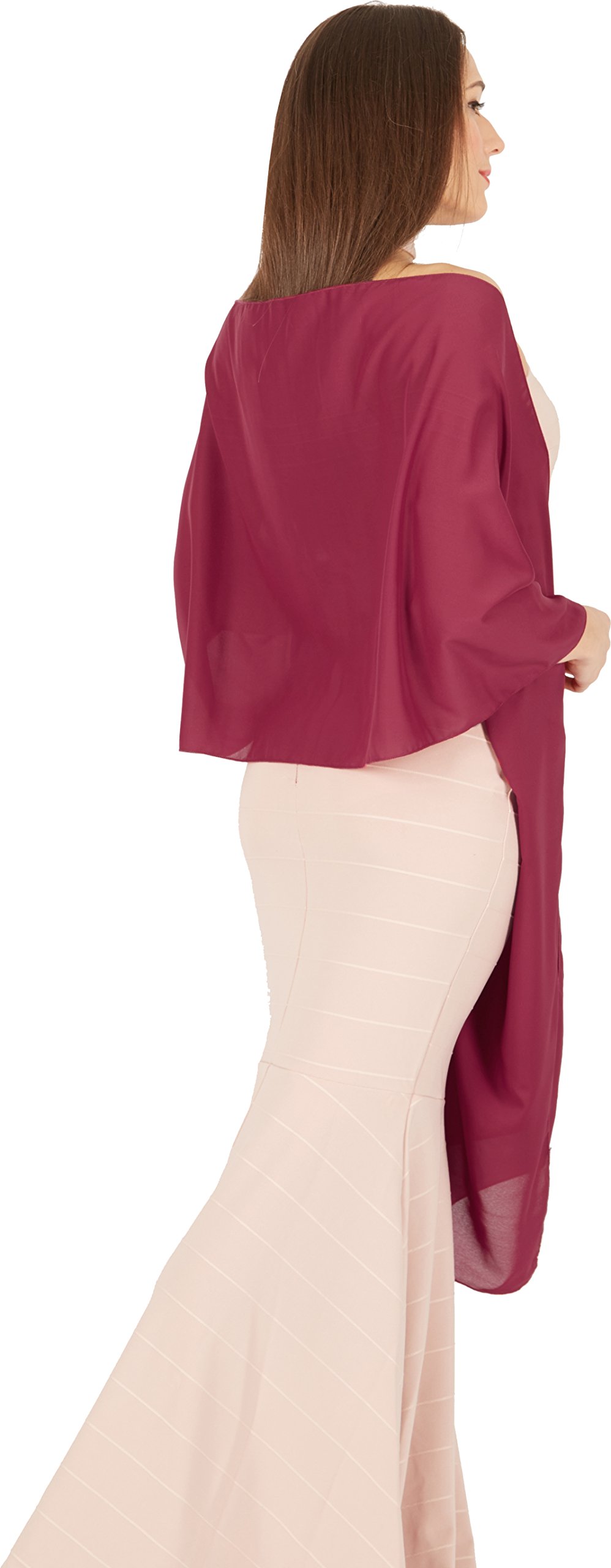 BlackButterfly Chiffon Bridesmaid Wedding Evening Shawl Wrap - Image 3