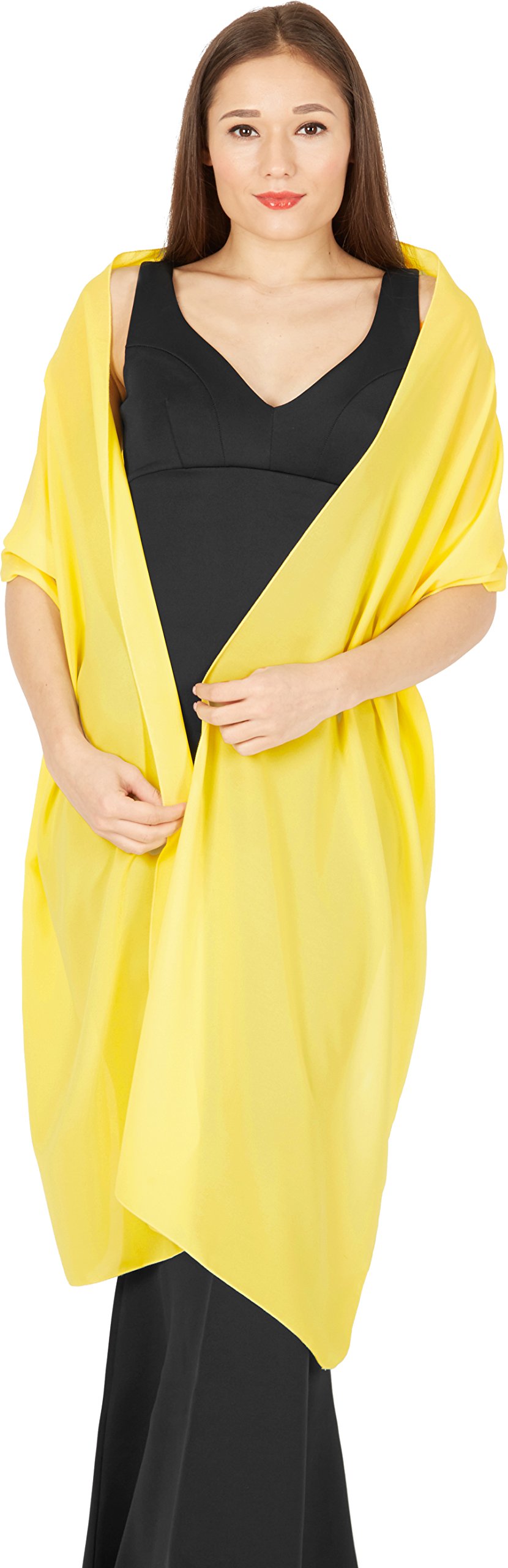 BlackButterfly Chiffon Bridesmaid Wedding Evening Shawl Wrap - Image 4
