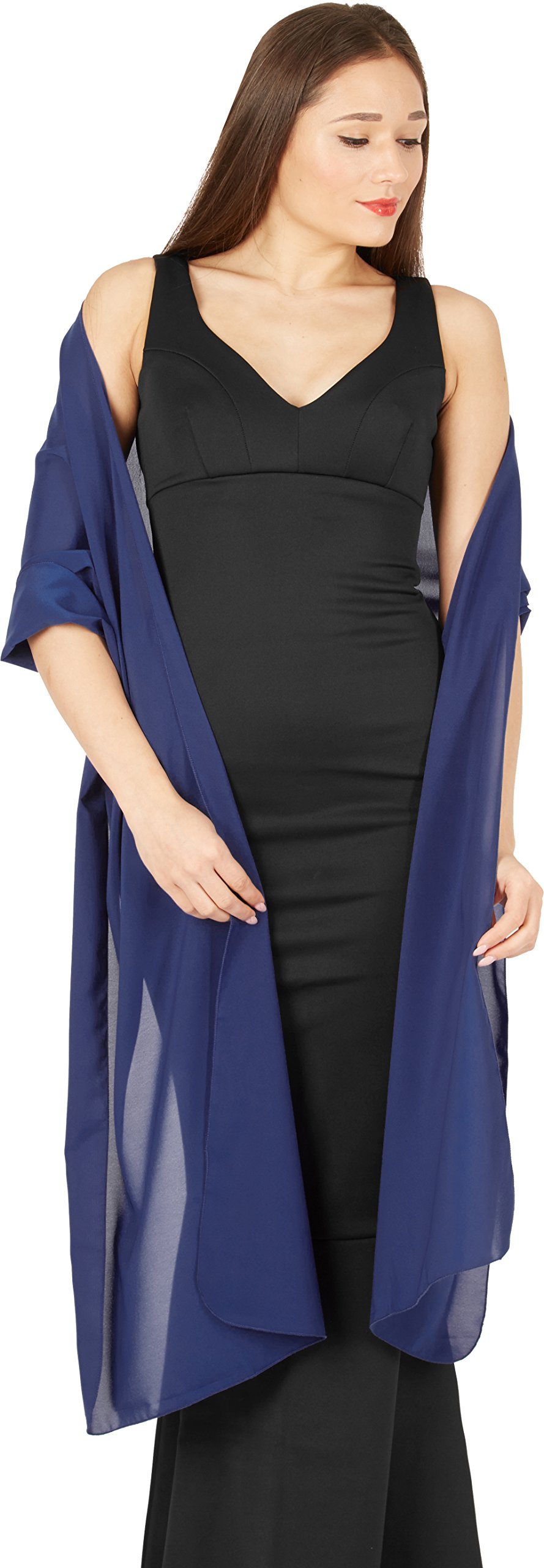 BlackButterfly Chiffon Bridesmaid Wedding Evening Shawl Wrap - Image 4