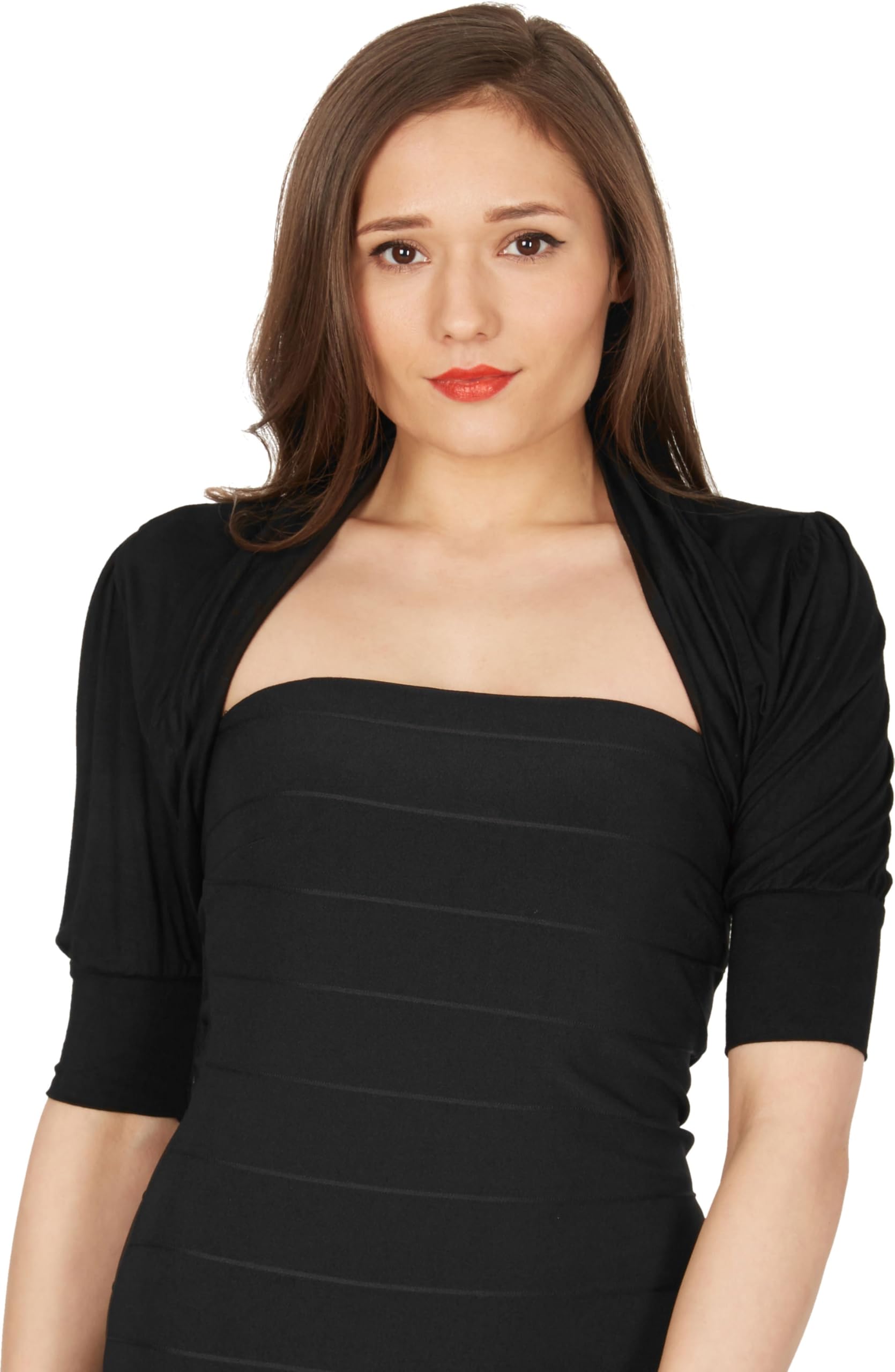 BlackButterfly Half Sleeve Bolero Shrug