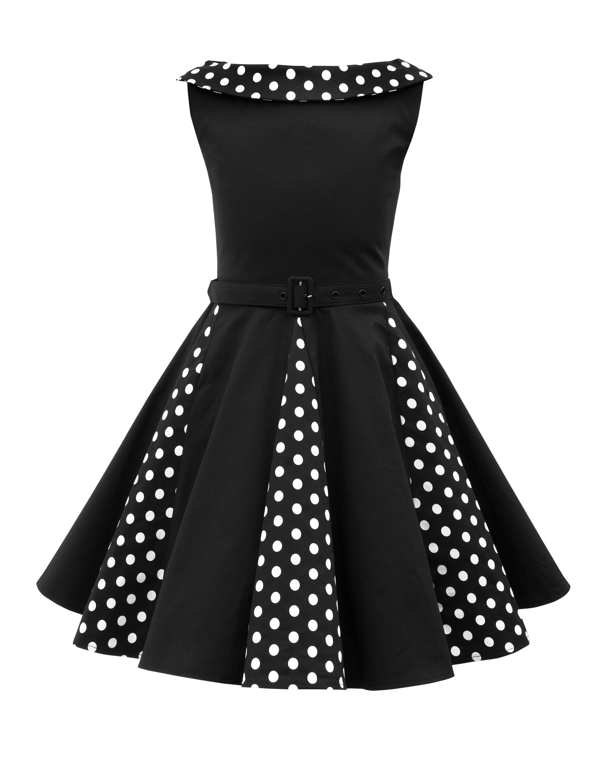 BlackButterfly Kids 'Alexia' Vintage Polka Dot 50's Girls Dress