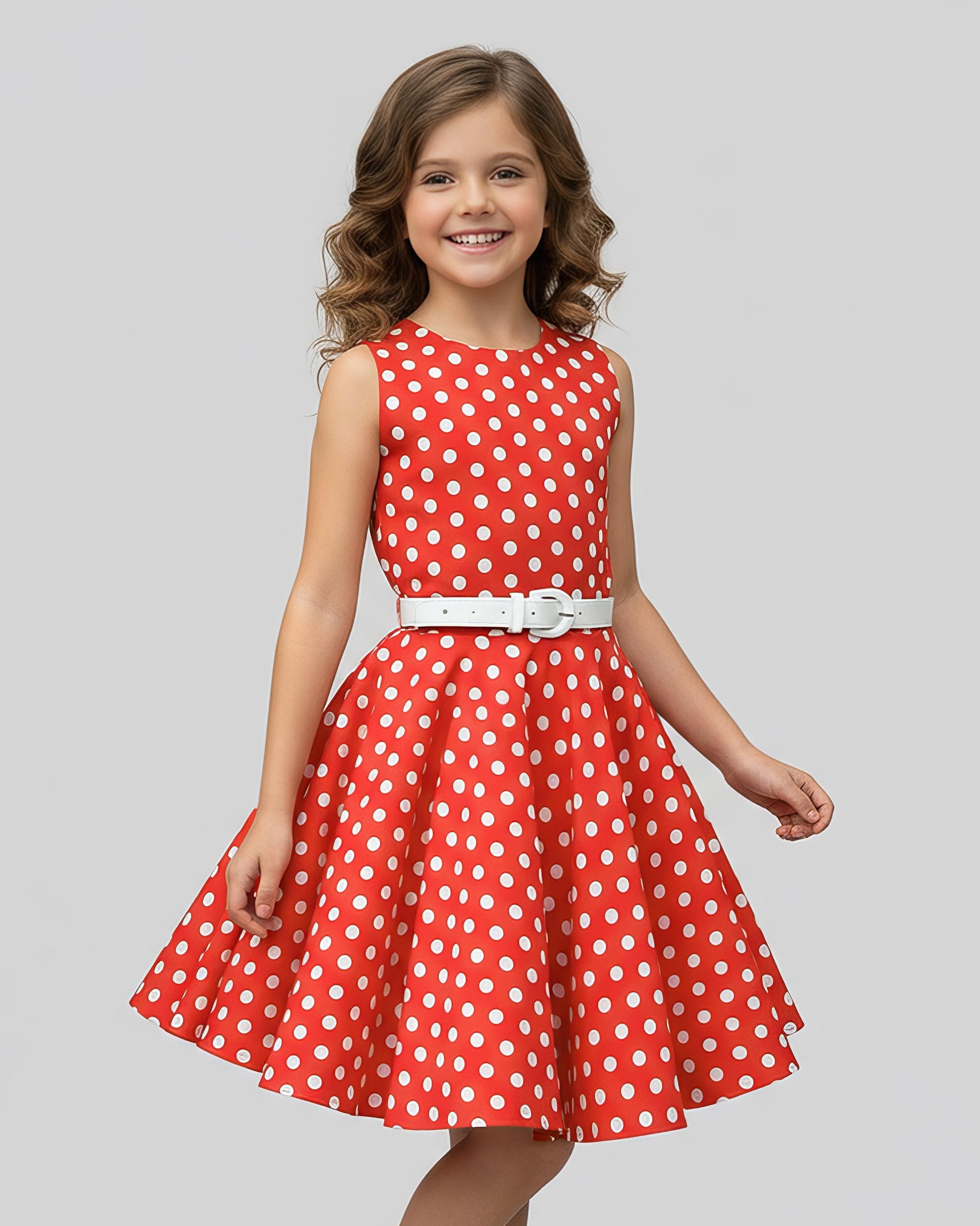 BlackButterfly Kids 'Audrey' Vintage 50's Girls Dress - Image 2
