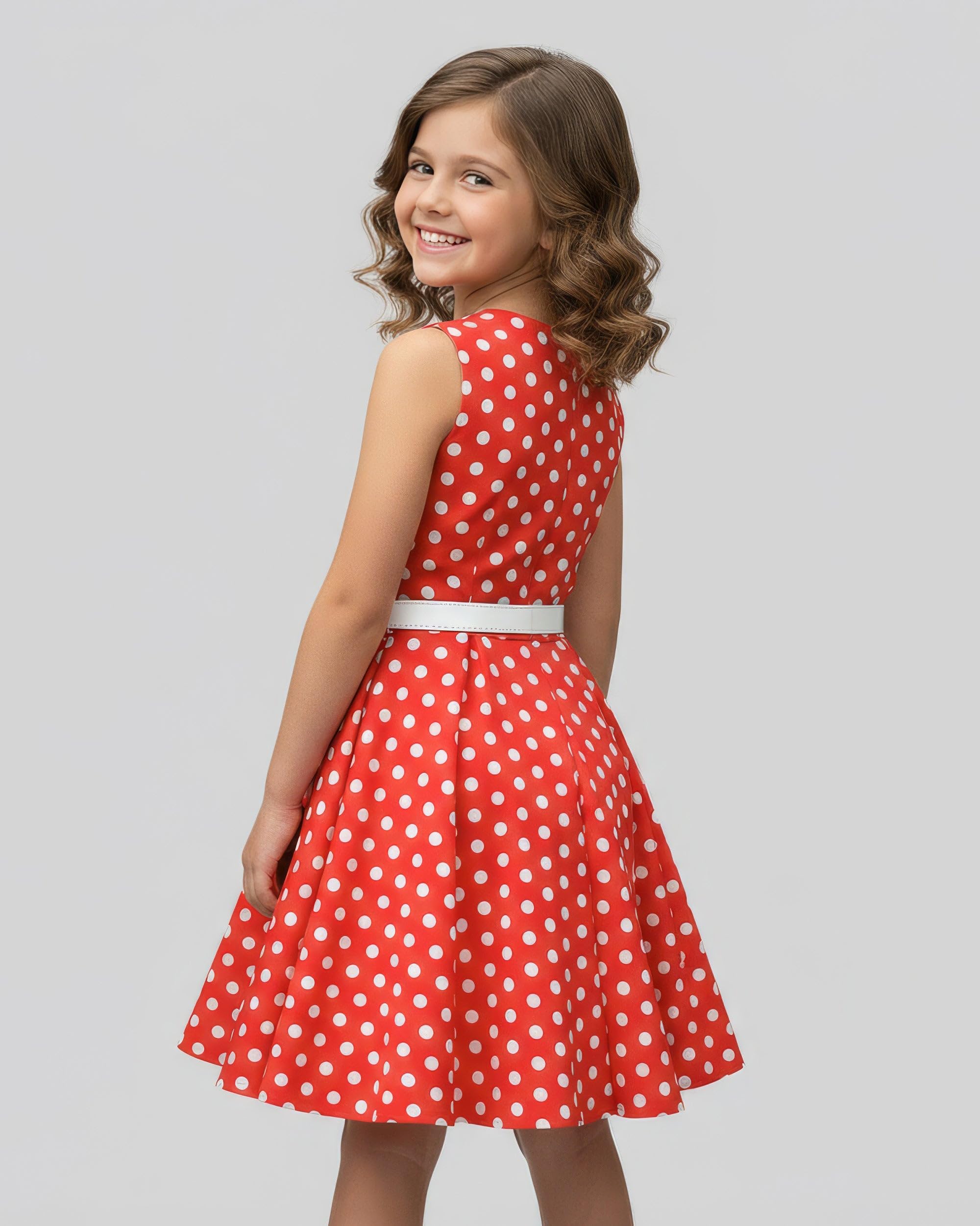 BlackButterfly Kids 'Audrey' Vintage 50's Girls Dress - Image 5