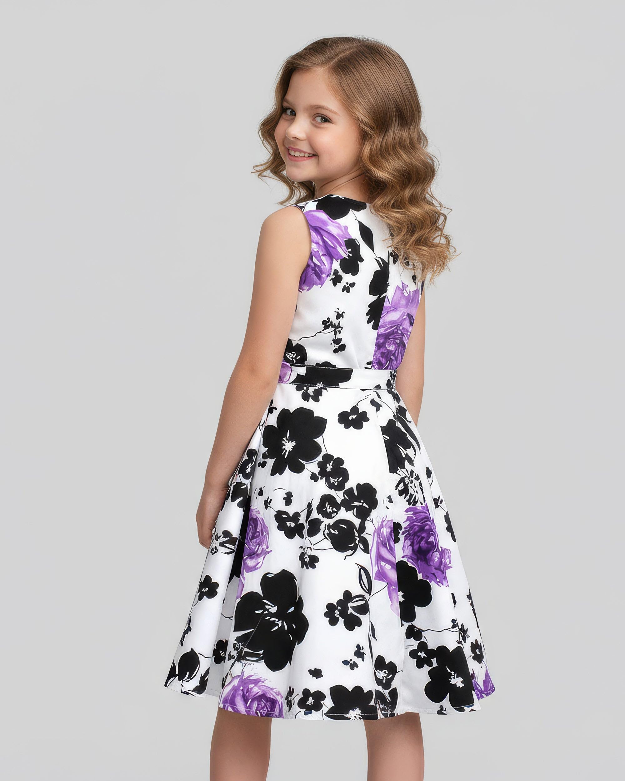 BlackButterfly Kids 'Audrey' Vintage 50's Girls Dress - Image 5
