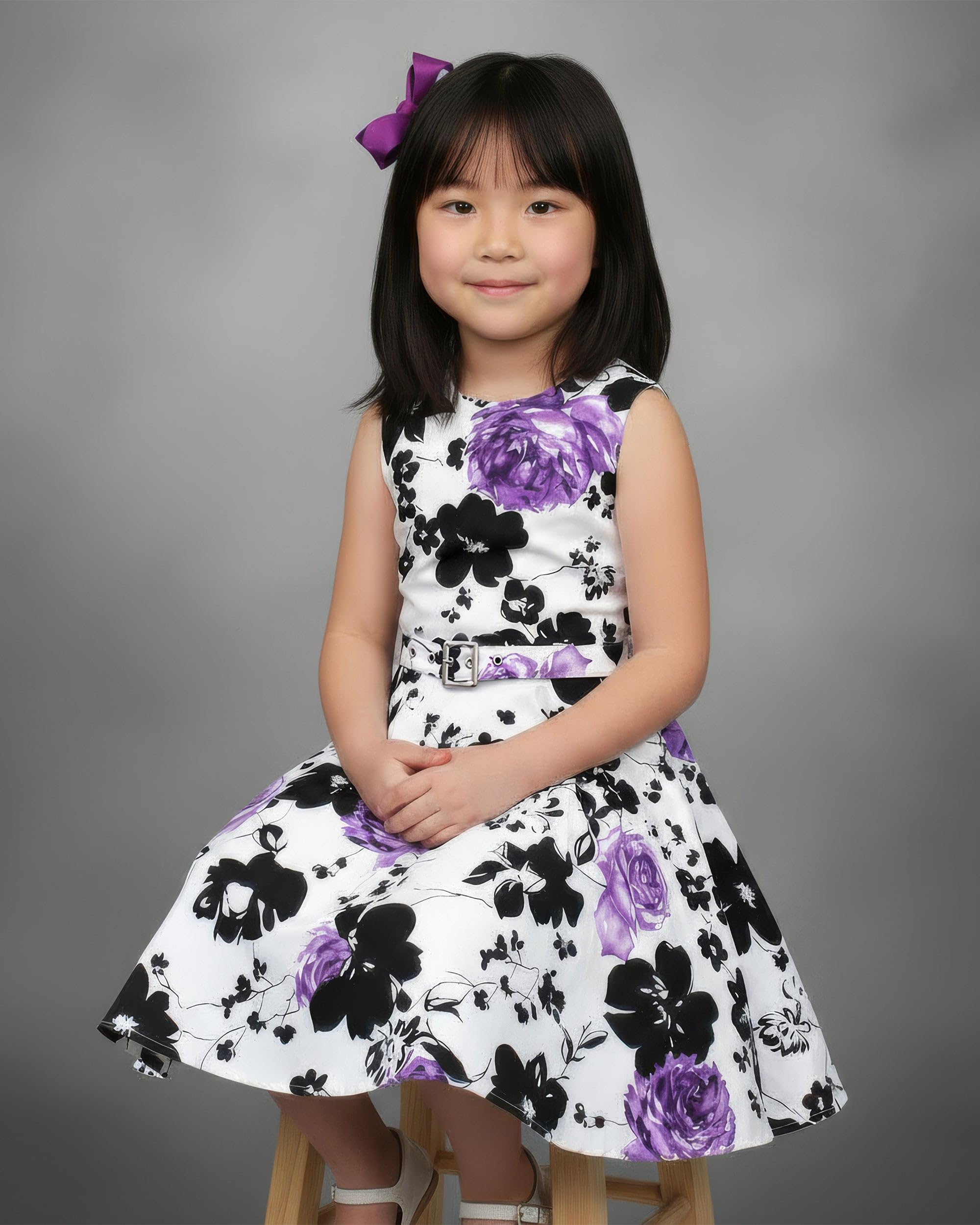 BlackButterfly Kids 'Audrey' Vintage 50's Girls Dress - Image 6