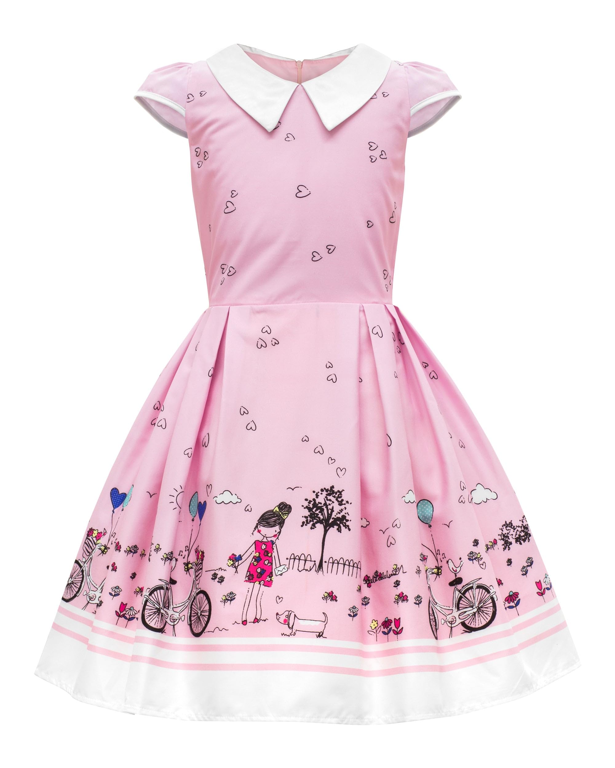 BlackButterfly Kids 'Olivia' Vintage Sunshine 50's Children's Girls Dress