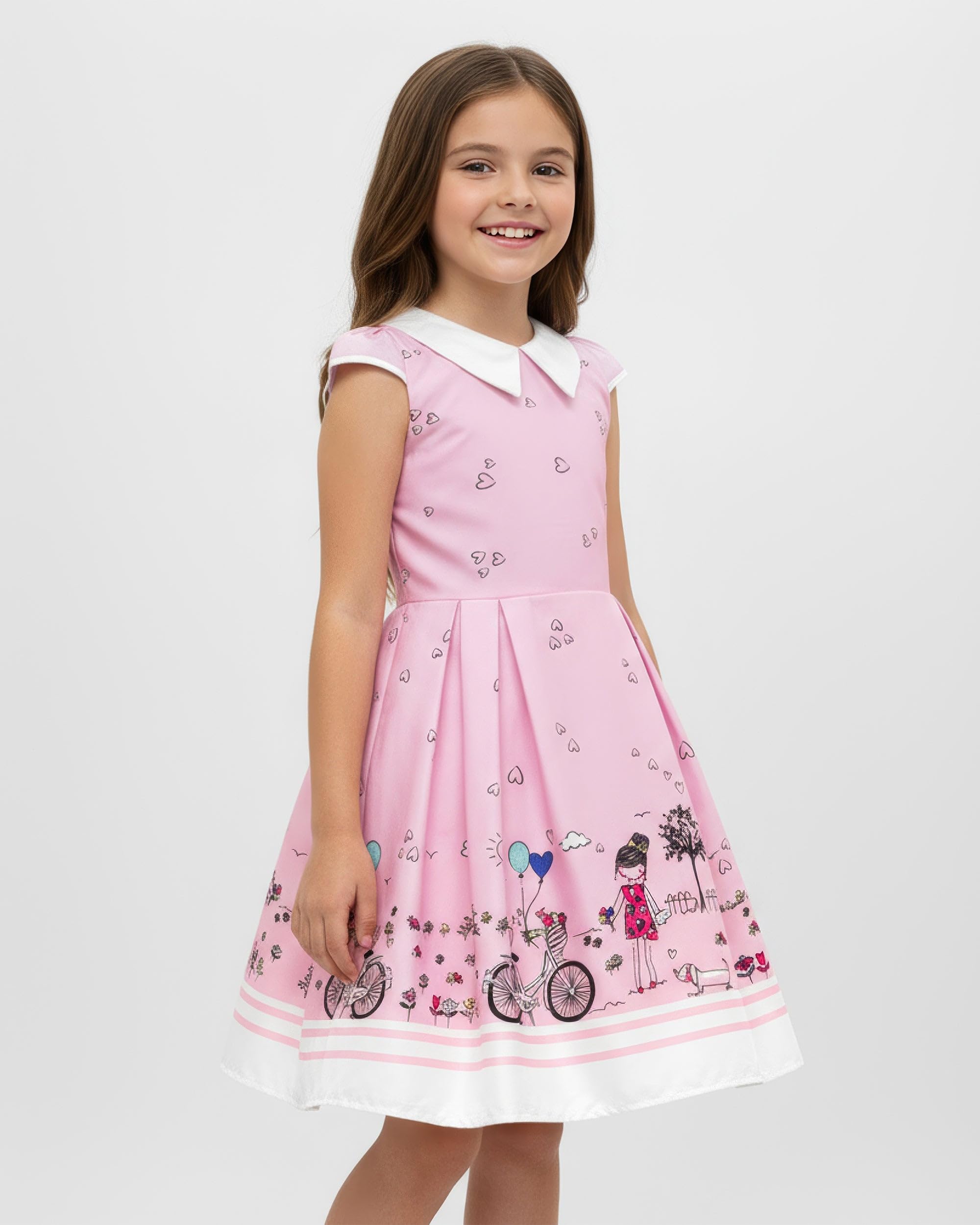 BlackButterfly Kids 'Olivia' Vintage Sunshine 50's Children's Girls Dress - Image 2