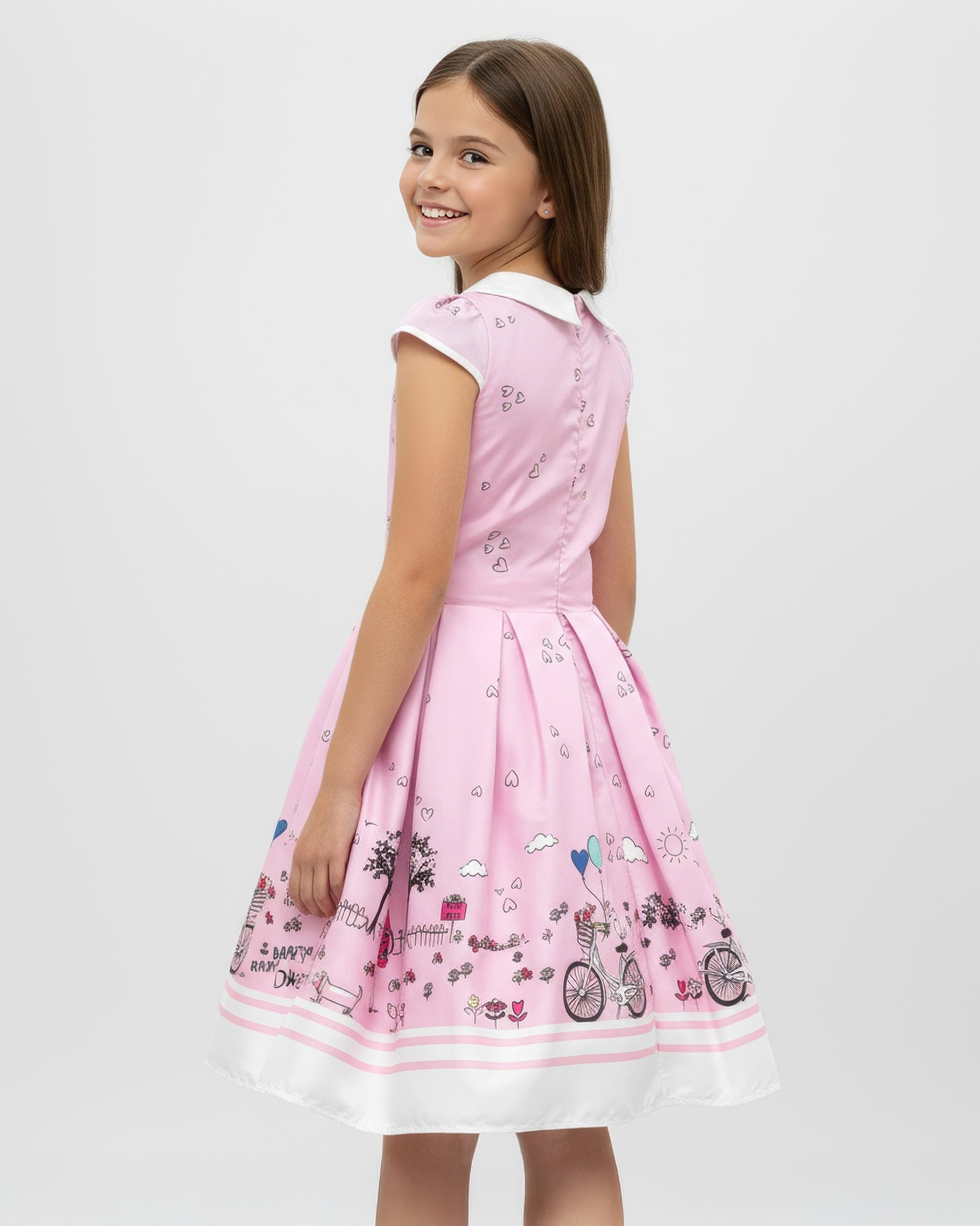 BlackButterfly Kids 'Olivia' Vintage Sunshine 50's Children's Girls Dress - Image 5