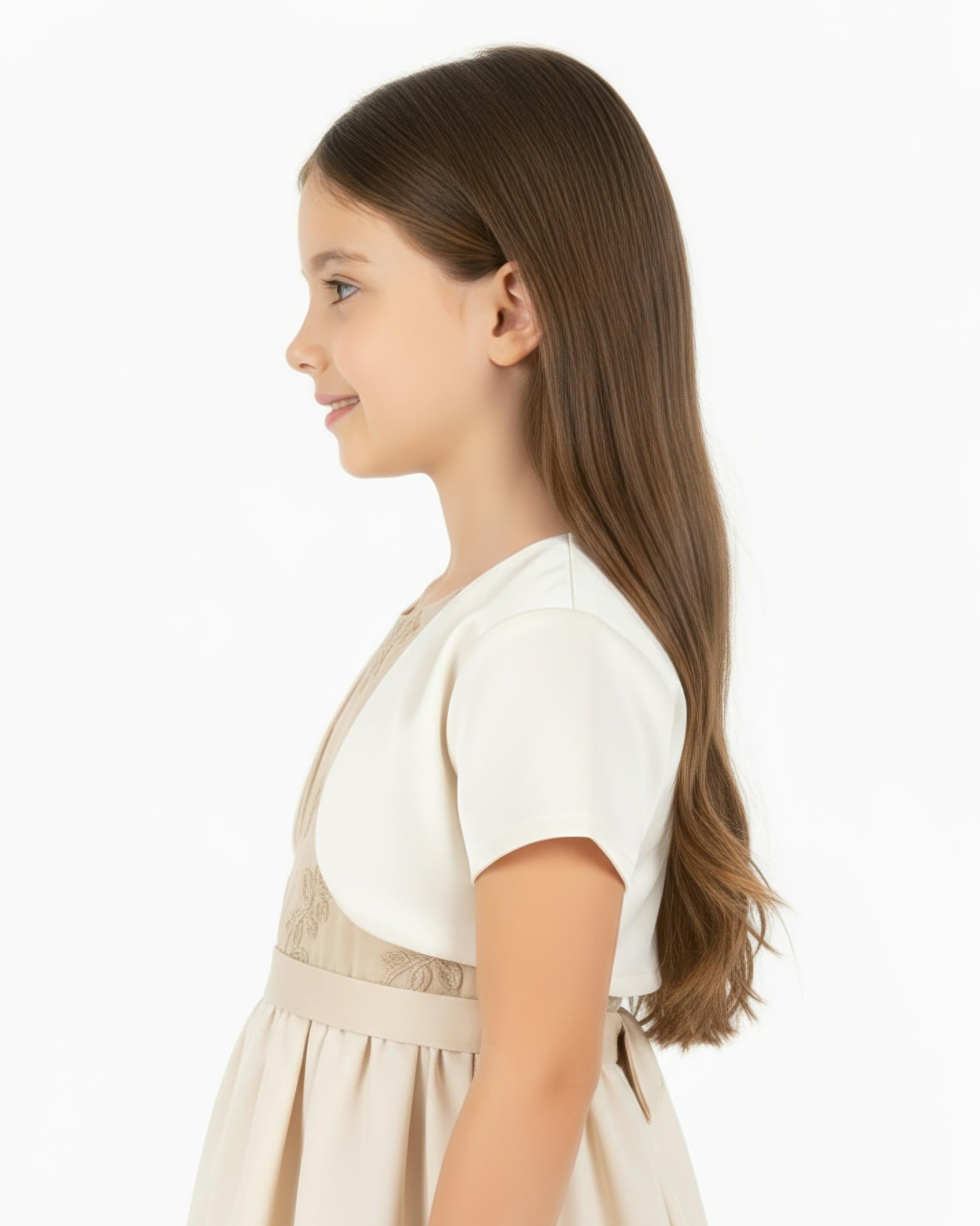 BlackButterfly Kids Satin Short Sleeve Bolero Childrens Girls Shrug - Image 2