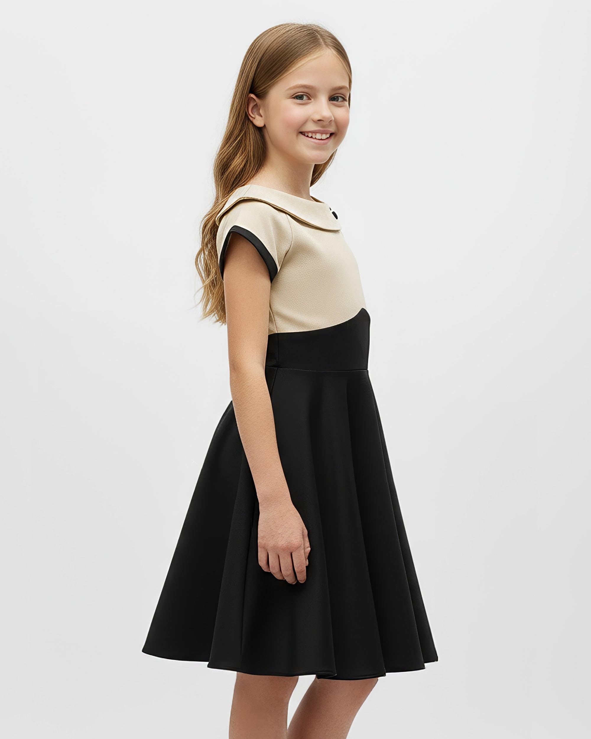 BlackButterfly Kids 'Valerie' Vintage Clarity 50's Girls Dress - Image 4