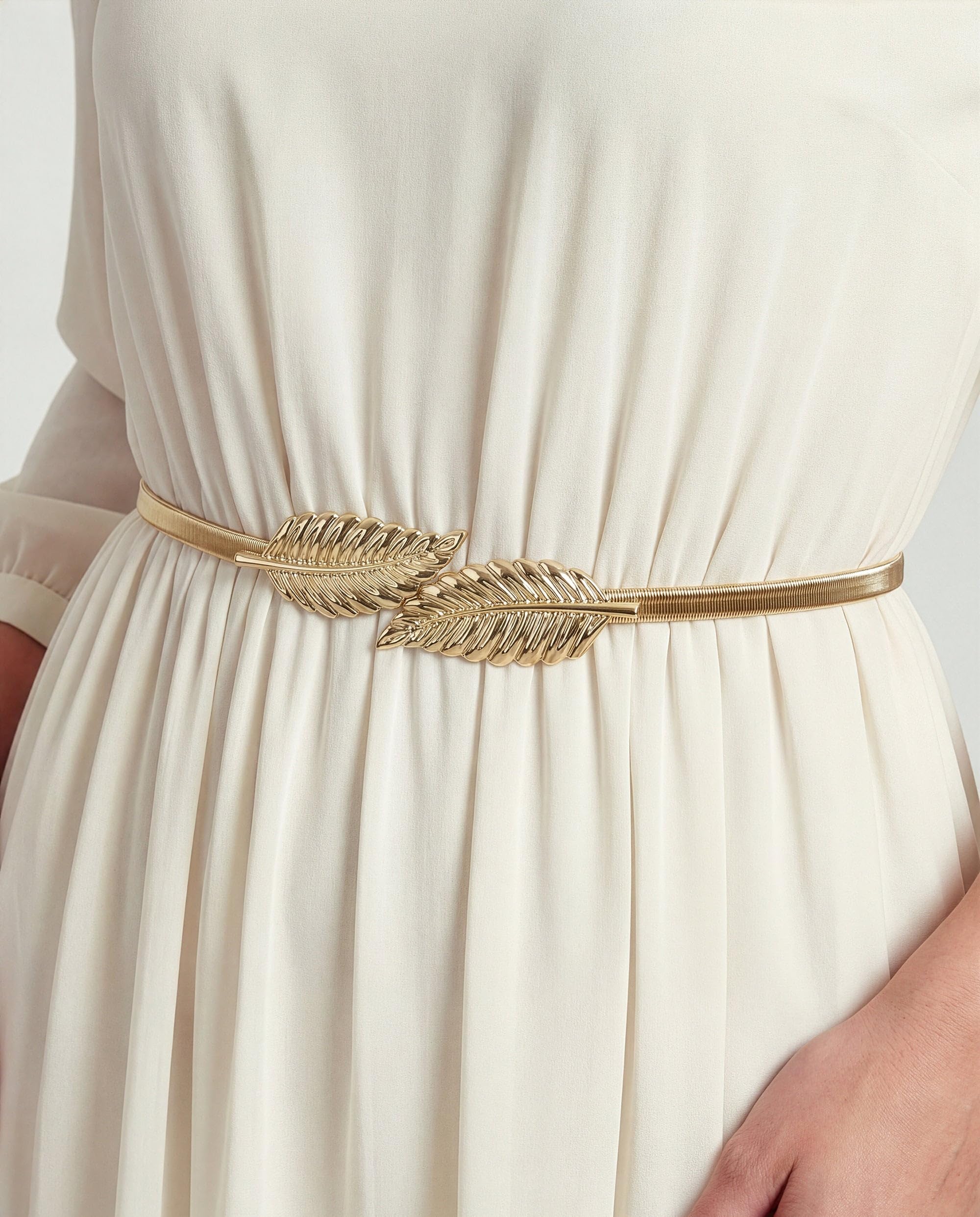BlackButterfly Metallic Elastic Stretchy Chain Belt - Image 5