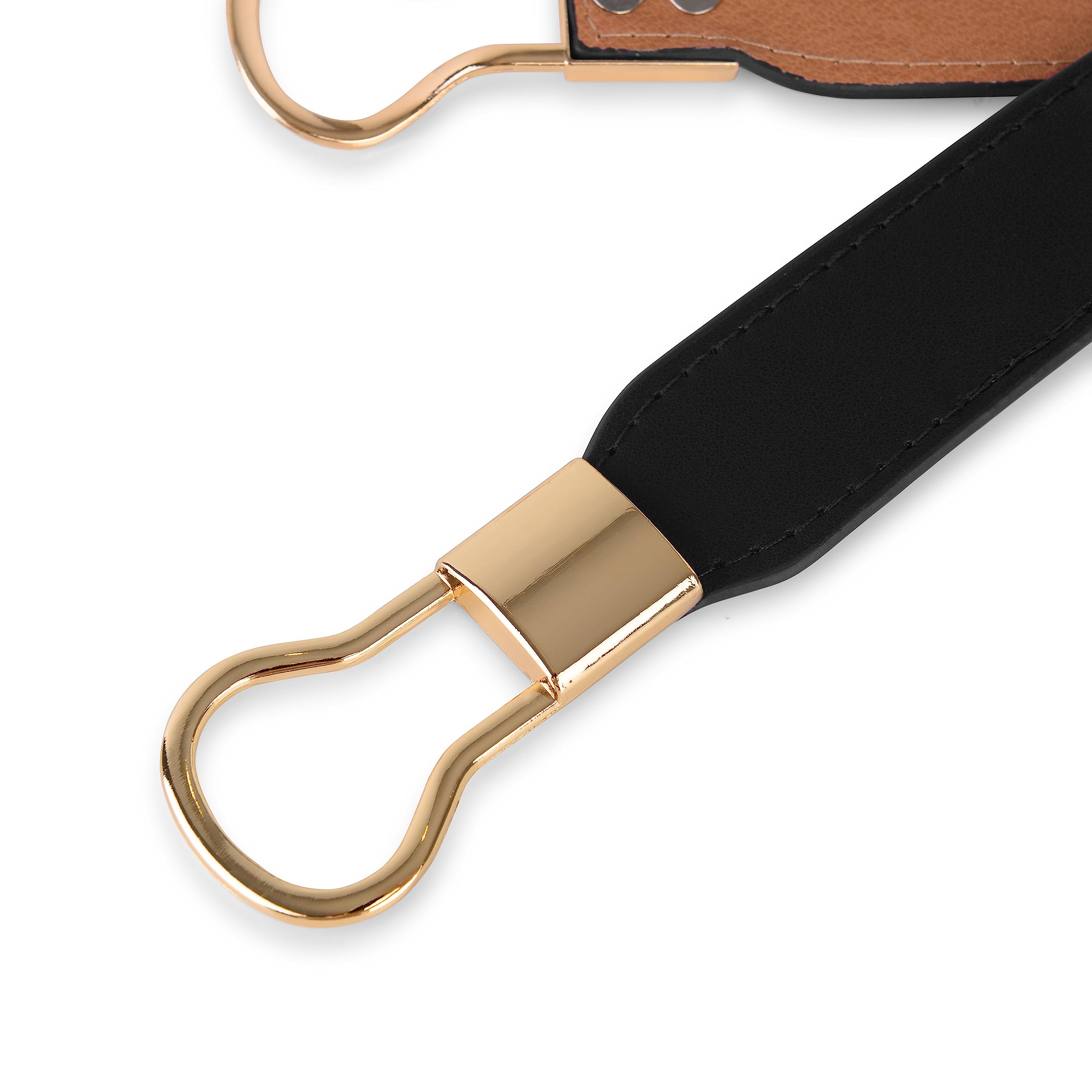 BlackButterfly Retro Elastic Round Metal Buckle Skinny Waist Waspie Belt - Image 4