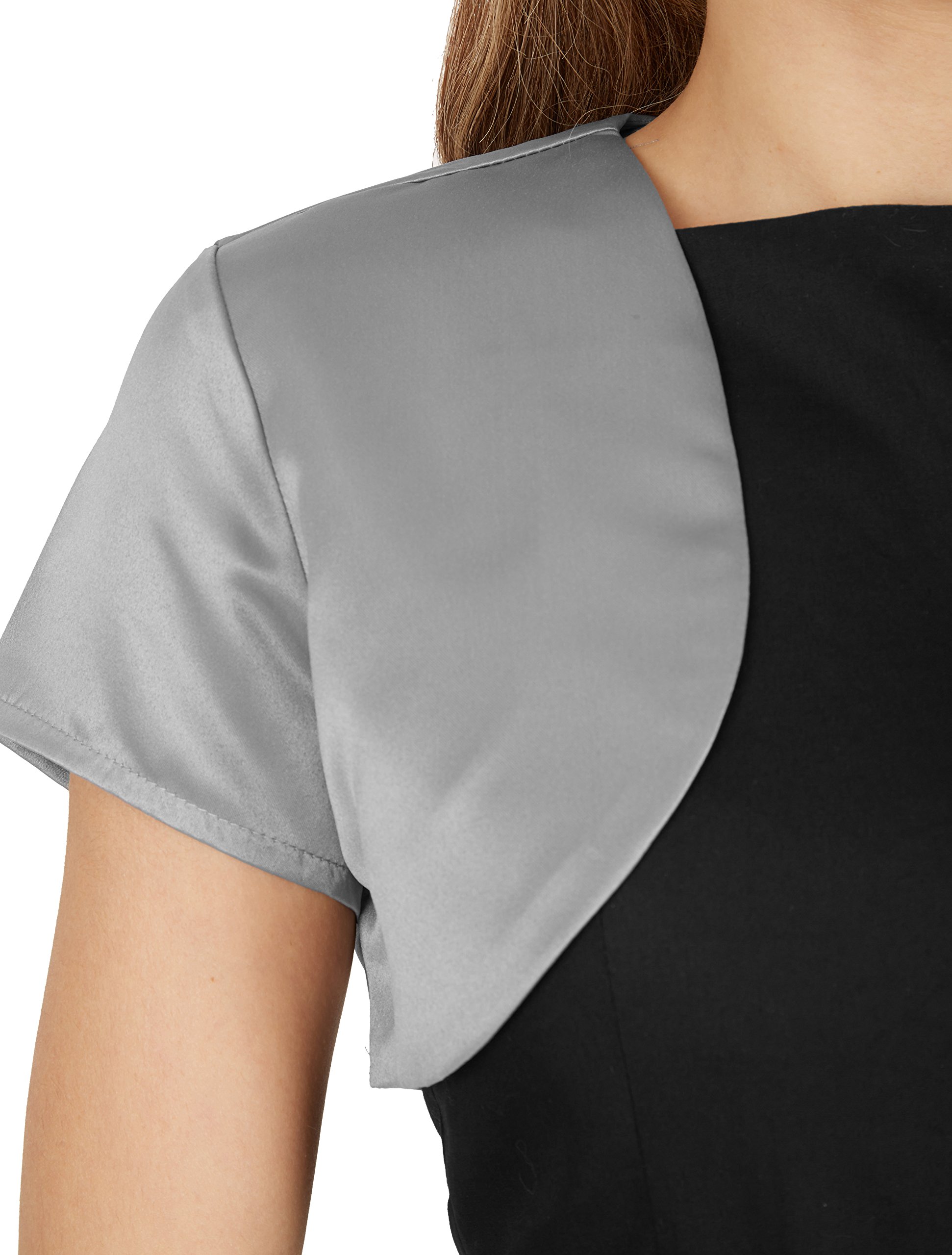BlackButterfly Satin Bolero Shrug - Short Sleeve - Image 5