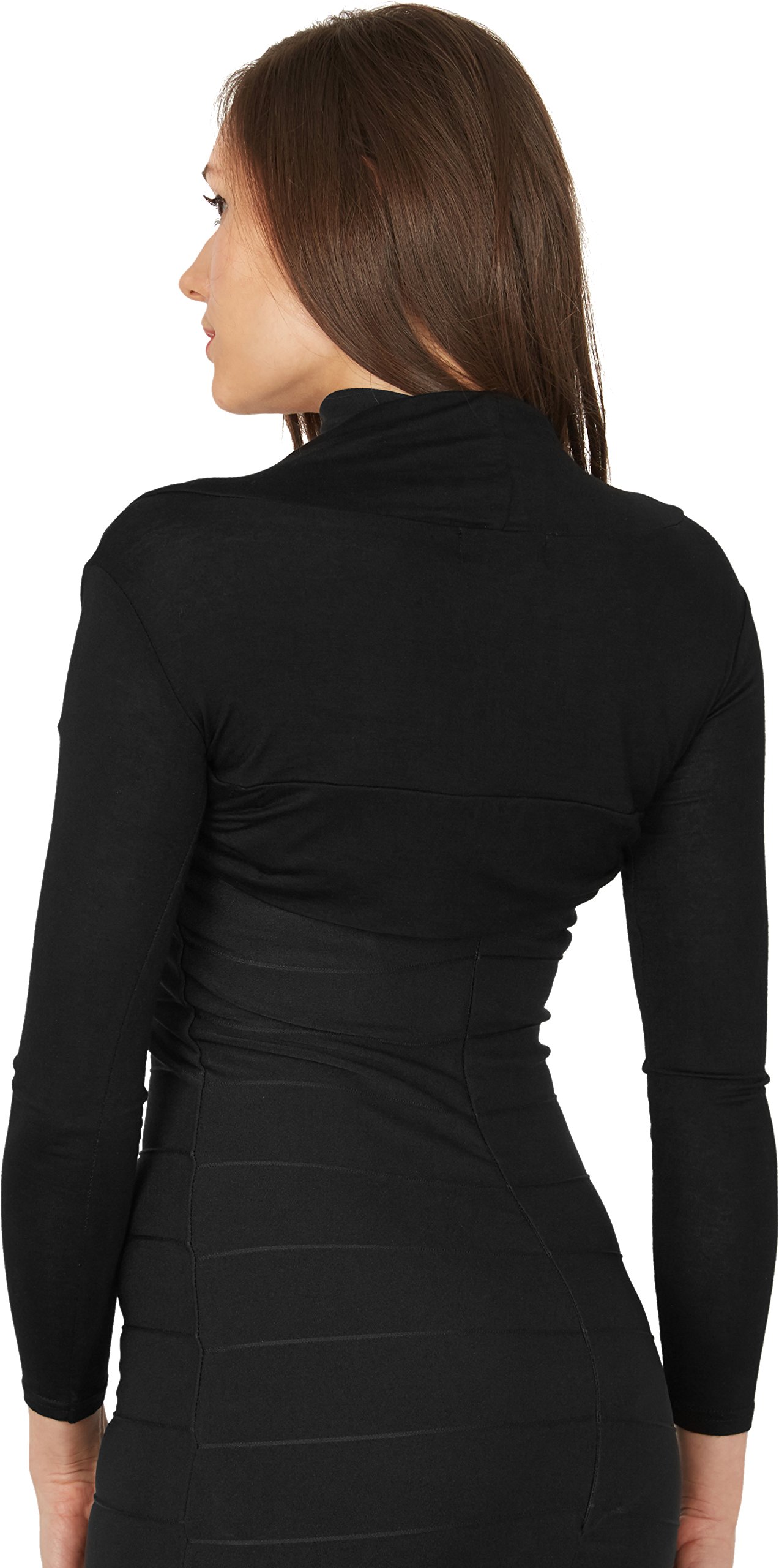 BlackButterfly Skinny Long Sleeve Bolero Shrug - Image 3