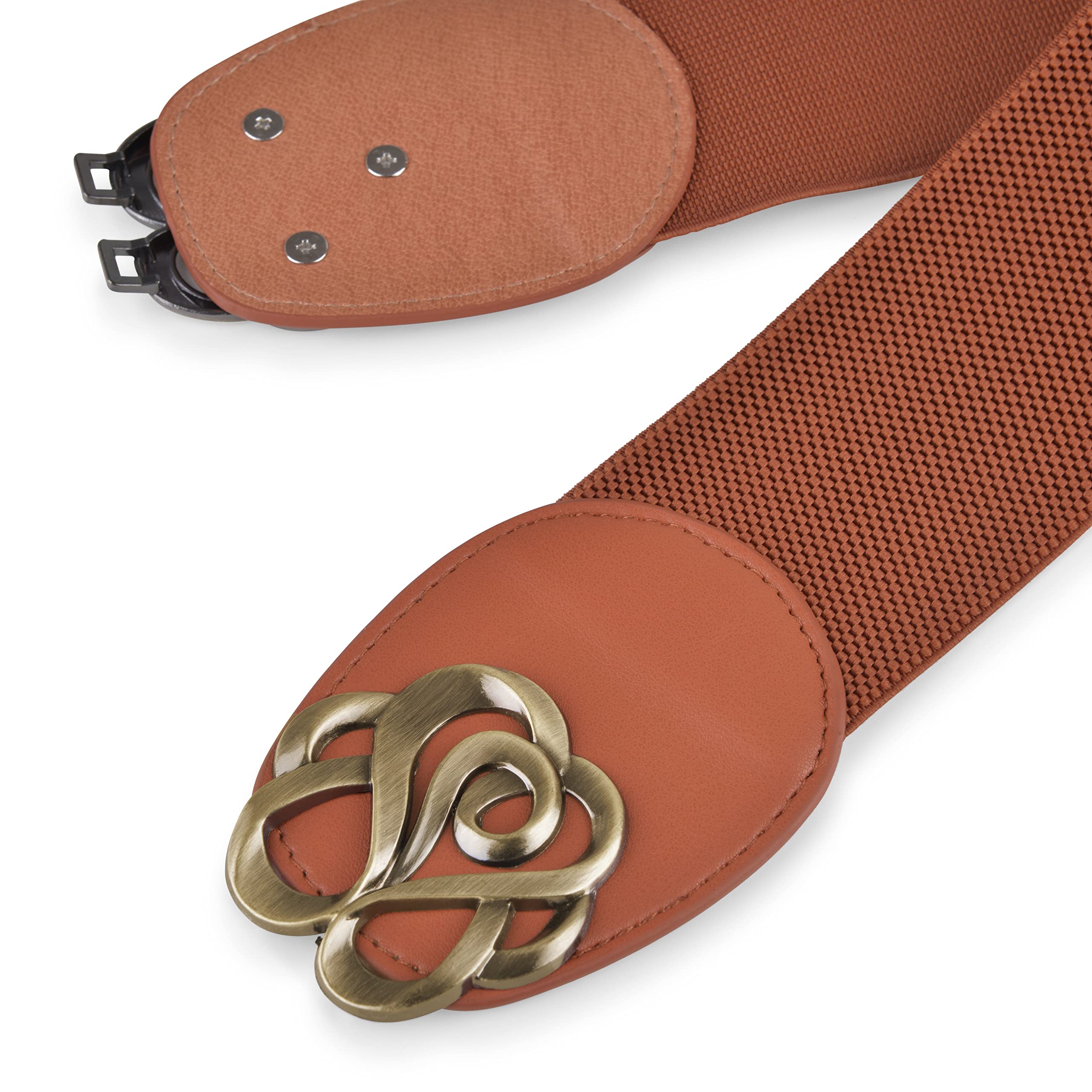 BlackButterfly Stretchy Vintage Waspie Elastic Buckle Waist Belt - Image 4