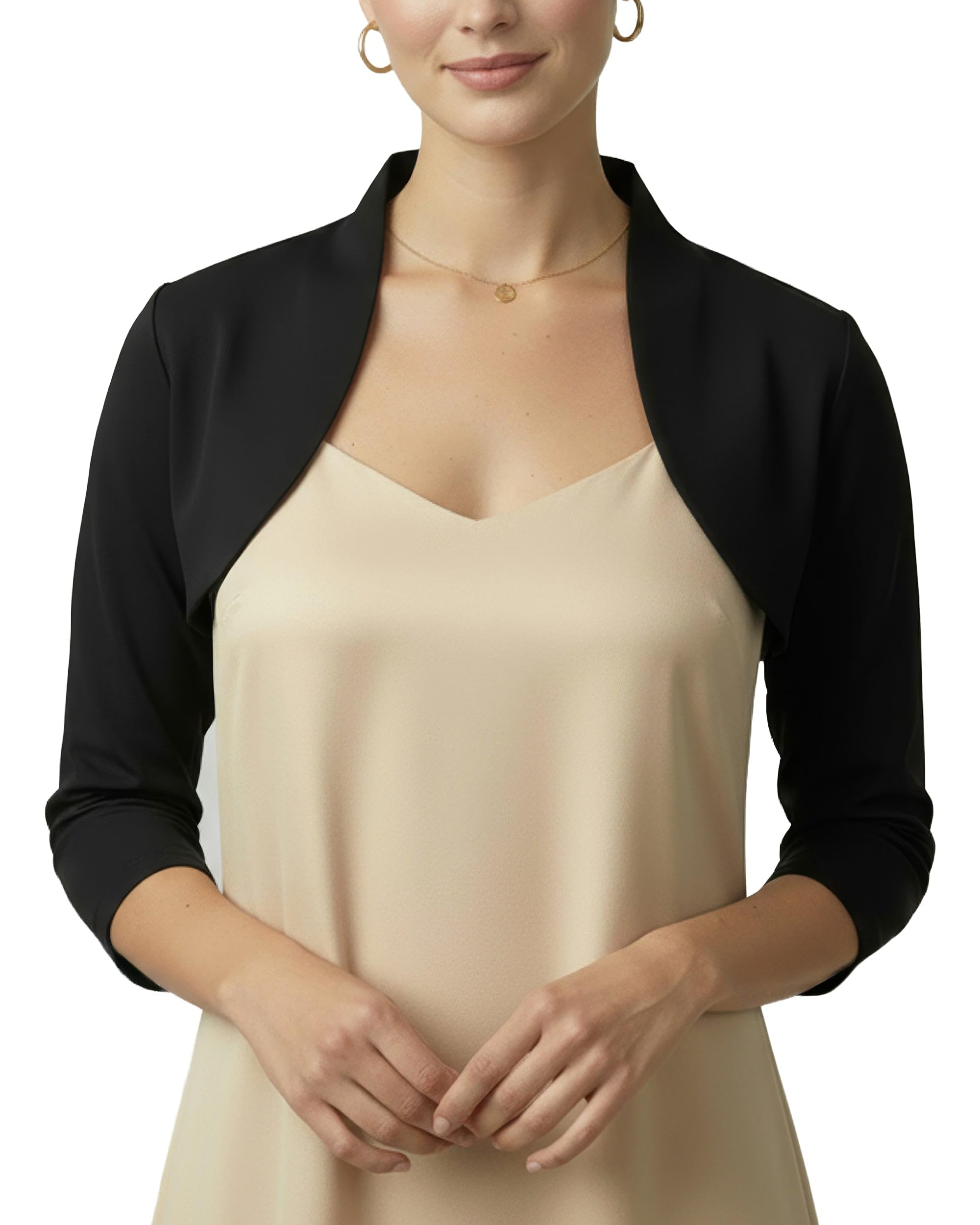 BlackButterfly Tailored 3/4 Sleeve Bolero