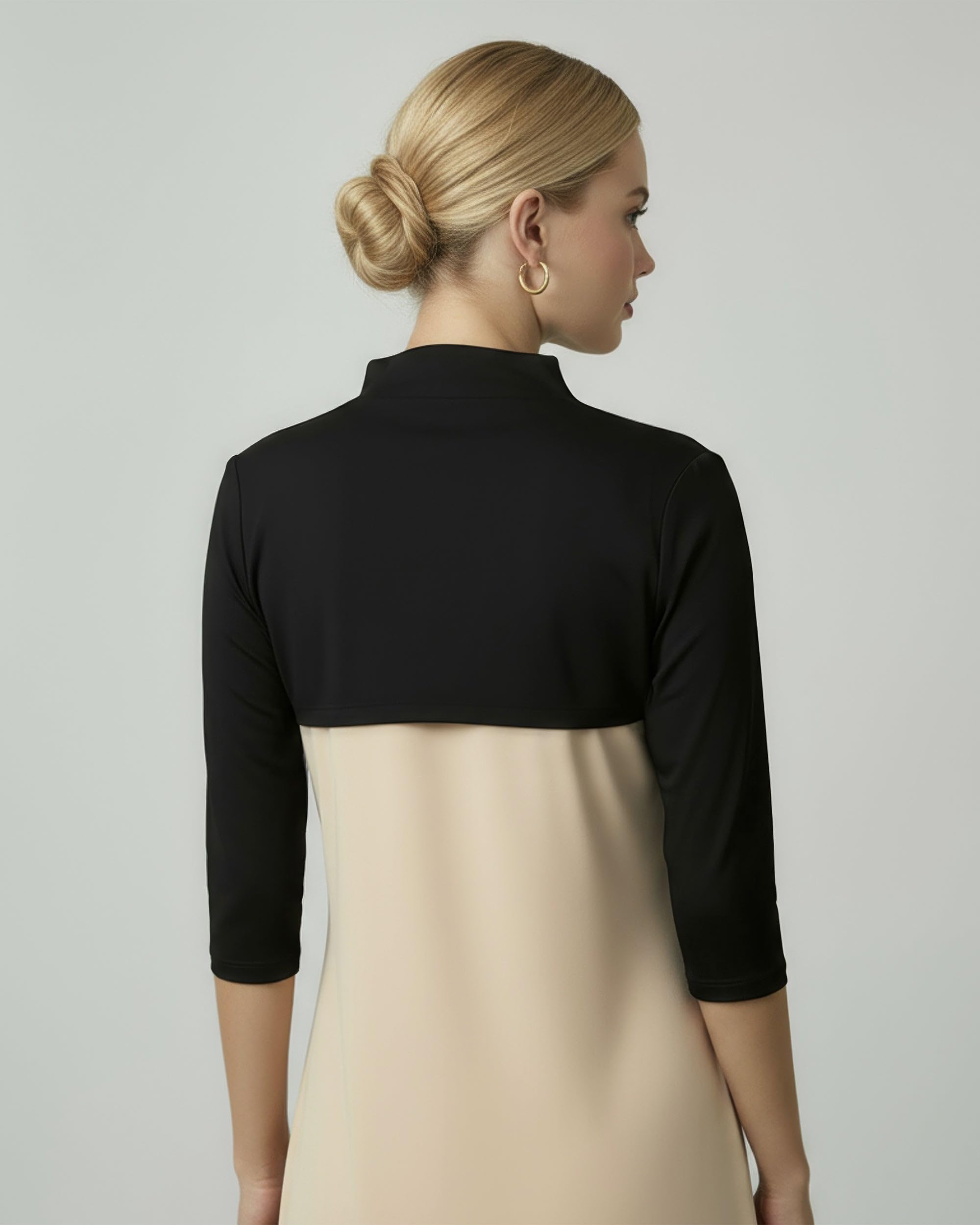 BlackButterfly Tailored 3/4 Sleeve Bolero - Image 3