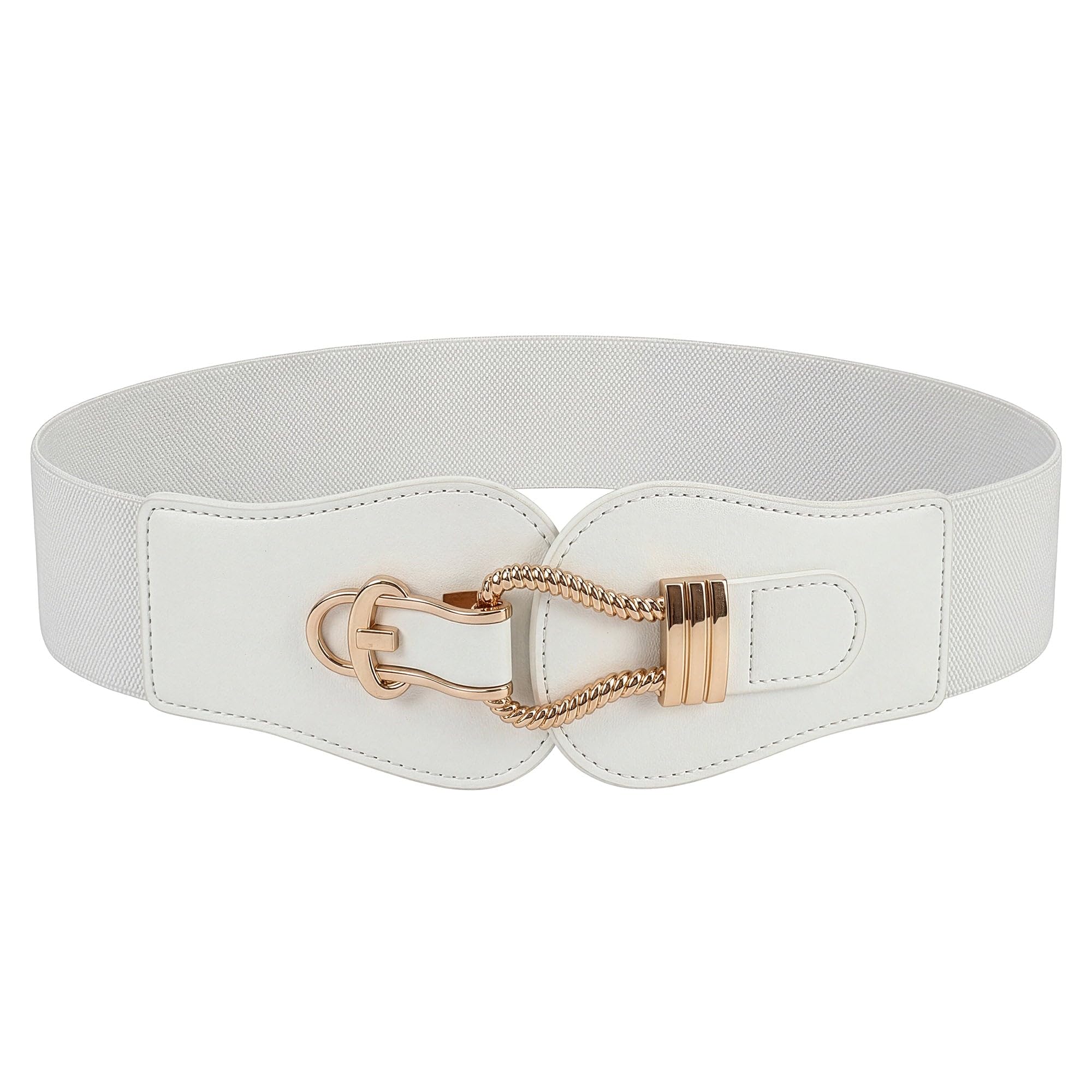 BlackButterfly Wide Elastic Vintage Cinch Buckle Retro Belt