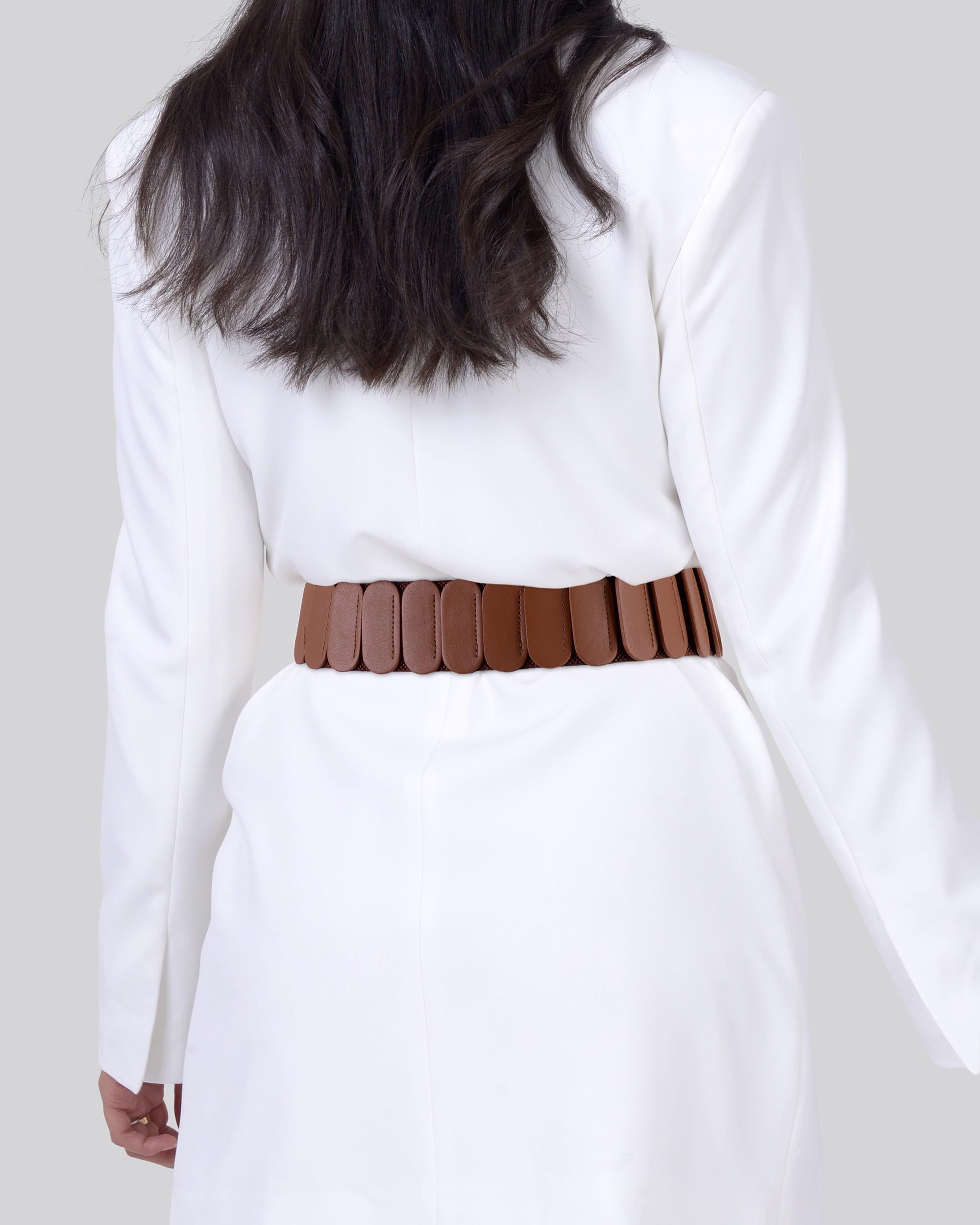 BlackButterfly Wide Elastic Waist Belt Fashion Vintage Dress Cosplay Waspie Belt - Image 3