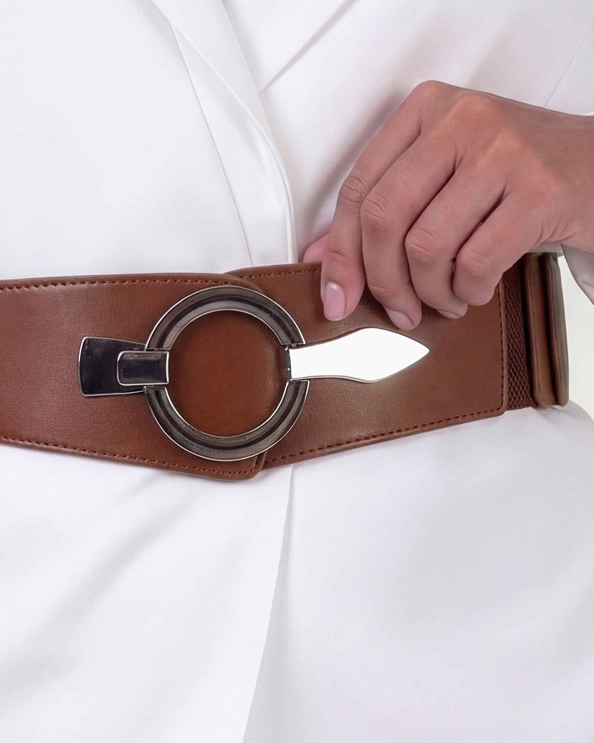 BlackButterfly Wide Elastic Waist Belt Fashion Vintage Dress Cosplay Waspie Belt - Image 4