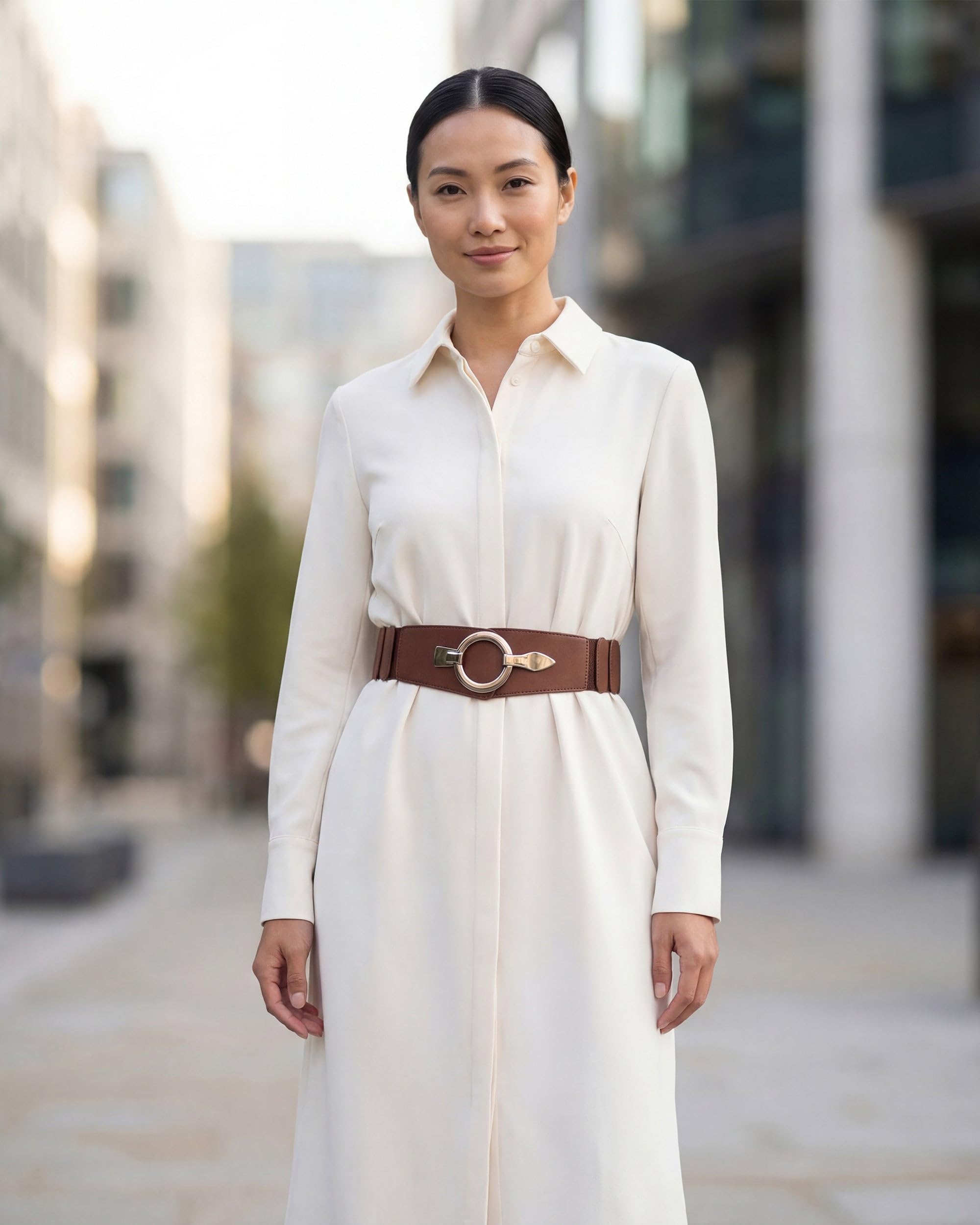 BlackButterfly Wide Elastic Waist Belt Fashion Vintage Dress Cosplay Waspie Belt - Image 7