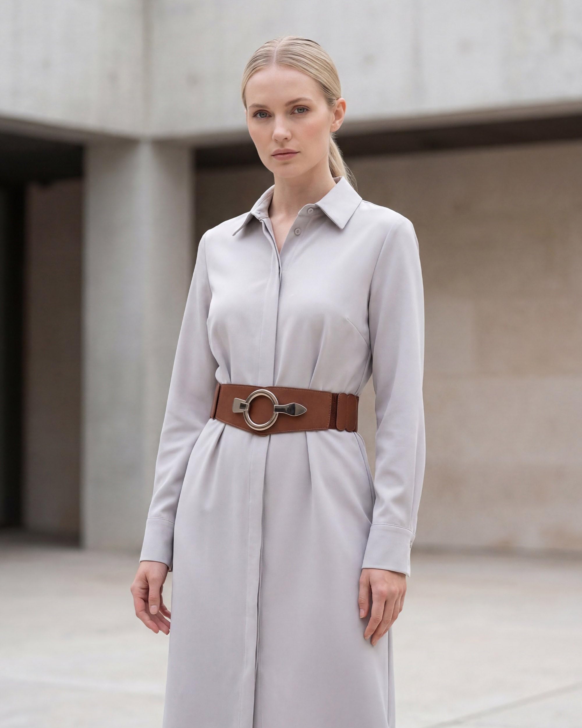 BlackButterfly Wide Elastic Waist Belt Fashion Vintage Dress Cosplay Waspie Belt - Image 9
