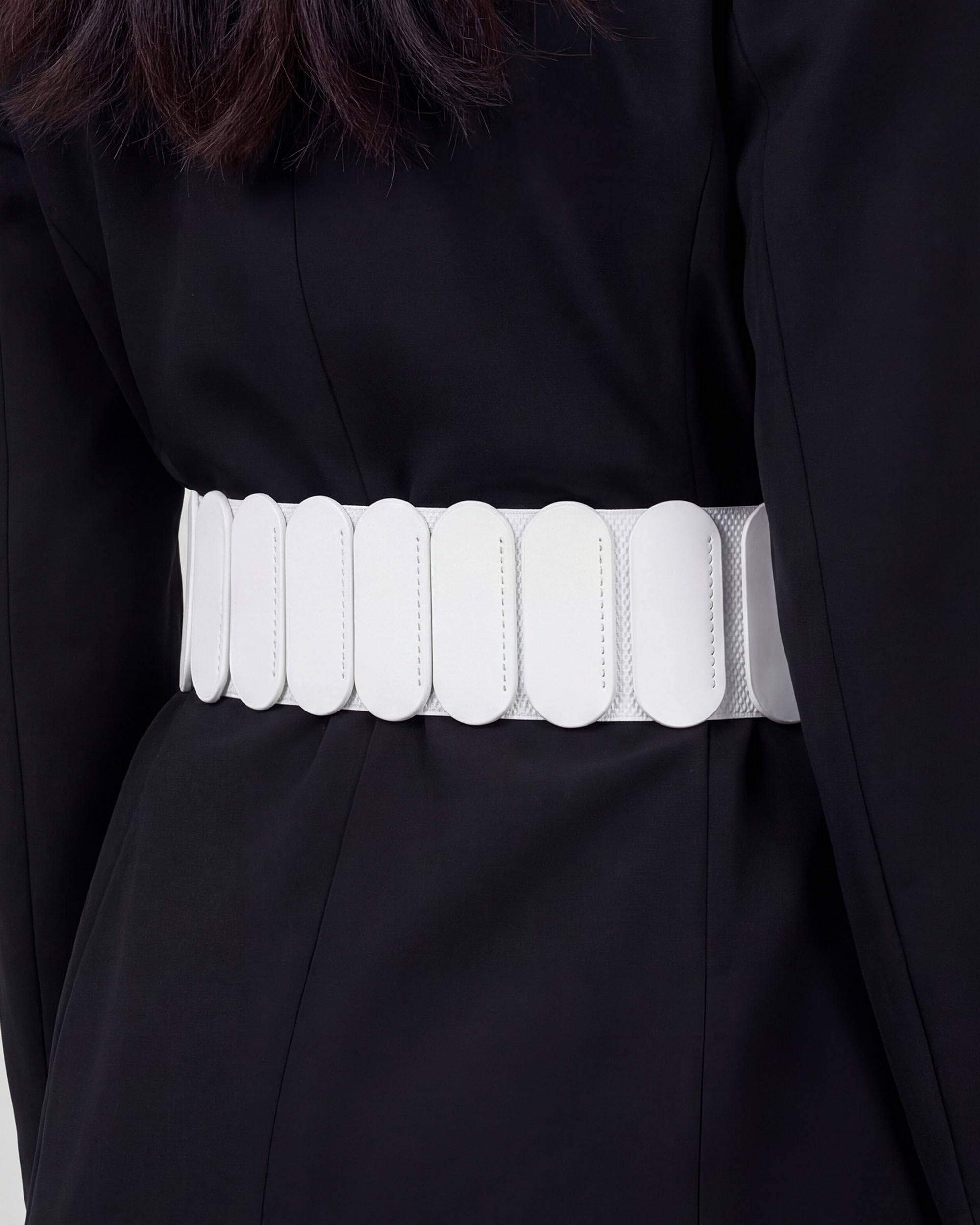 BlackButterfly Wide Elastic Waist Belt Fashion Vintage Dress Cosplay Waspie Belt - Image 5
