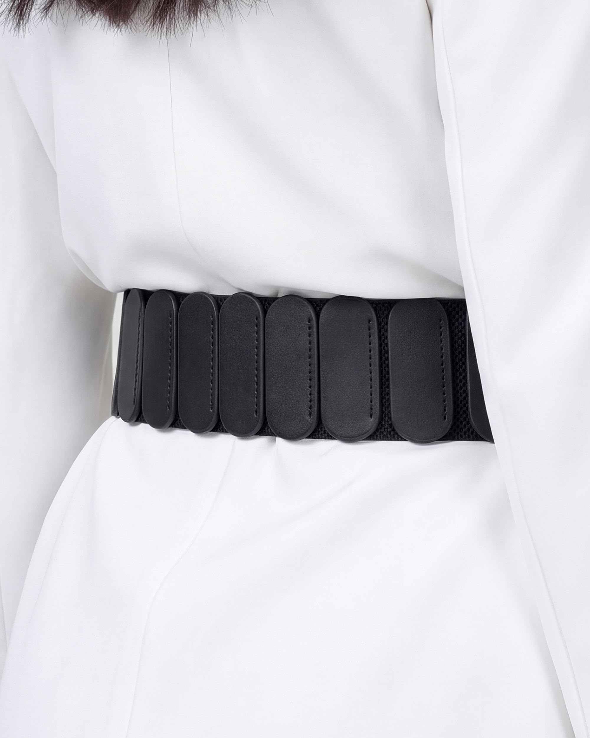 BlackButterfly Wide Elastic Waist Belt Fashion Vintage Dress Cosplay Waspie Belt - Image 5